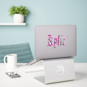 Sticker "Kylie" Floral Rose Kylie Nom,