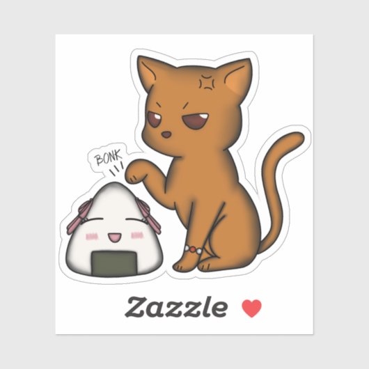 Sticker Kyo et Tohru (Feuille)