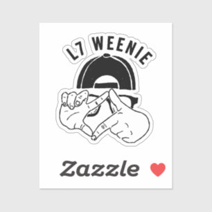 Sticker L7 Weenie