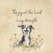 Sticker La Bible Écriture Encouragement La Joie du Seigneu (Recto)