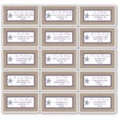 Sticker La collection de mariages de la marine Starfish Bu (Devant)