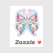 Sticker la conception papillon (Feuille)