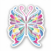 Sticker la conception papillon (Recto)