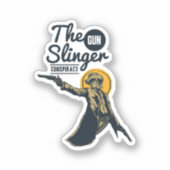 Sticker la conspiration du pistolet lanceur (Recto)