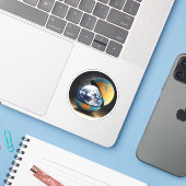 Sticker La couverture protectrice de la Terre (Ordinateur portable avec iPhone)
