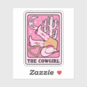 Sticker La Cowgirl (Feuille)