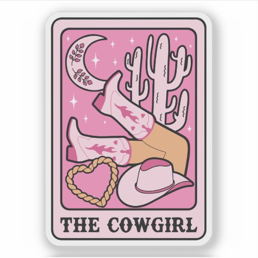 Sticker La Cowgirl (Devant)