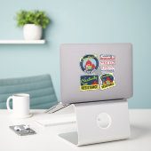 Sticker "La créativité est ma résistance" Collection Compa (Ordinateur portable sur le bureau)