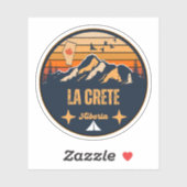 Sticker La Crete, Alberta (Feuille)