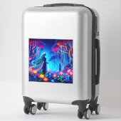 Sticker La déesse Neon Forêt de Lumière Imaginaire conte d (Sur valise)