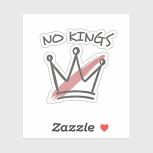 Sticker La démocratie n'a pas le statut de reine Librety U