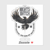 Sticker La devise vedette de la nuit (Feuille)