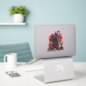 Sticker La Diabla (Ordinateur portable sur le bureau)