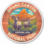 Sticker La faune du Grand Canyon National Park Arizona (Devant)