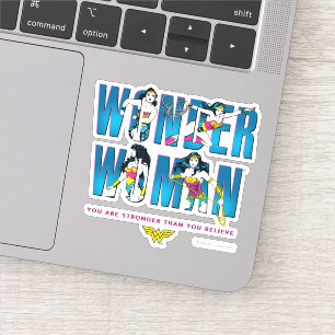 Sticker La Femme Qui Se Demande "Vous Êtes Plus Forte Que