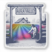 Sticker La ferme de la vallée de l'Aura (Devant)