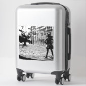 Sticker La fille sans peur (Sur valise)