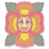 Sticker La Fleur Souriante (Devant)