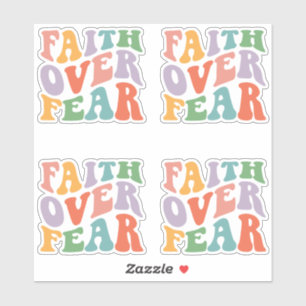 Sticker La foi au-dessus de la peur