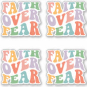 Sticker La foi au-dessus de la peur (Devant)