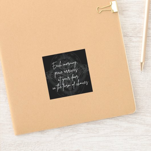 Sticker La forme des choix rappelez-vous (Carnet)