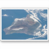 Sticker La Grande Île D'Hawaï Et Ses Montagnes (Devant)