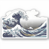 Sticker La Grande Vague, Hokusai, Art (Devant)