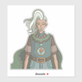 Sticker La Guerrière (Feuille)