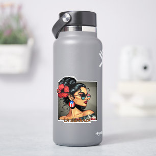 Sticker La Jíbaraza 12 – Art Boricua de Jíbara Portoricain