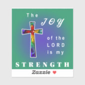 Sticker La Joie du Seigneur est ma Force (Feuille)