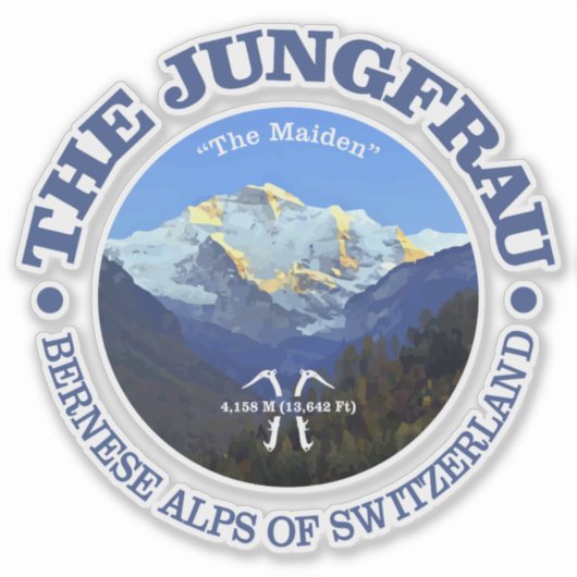 Sticker La Jungfrau (Devant)
