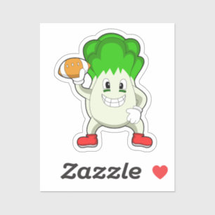 Sticker La laitue au football