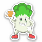 Sticker La laitue au football (Recto)