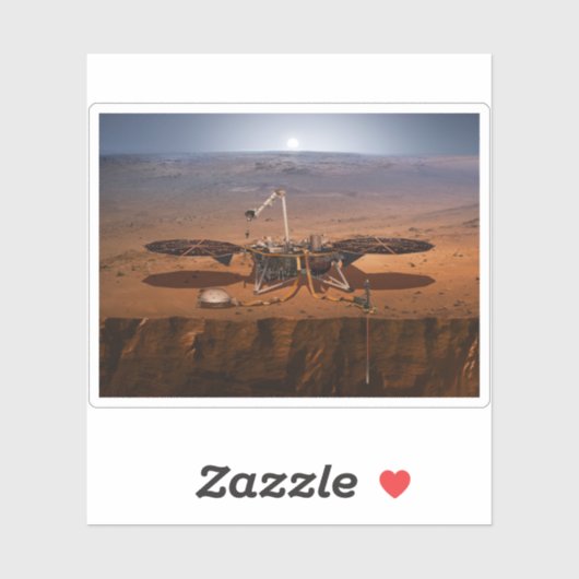 Sticker La Lander de l'Insight (Feuille)