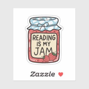 Sticker La lecture est mon truc Mignon Club de lecture ama