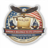 Sticker La Liberté Ne Sera Pas Prise (Devant)