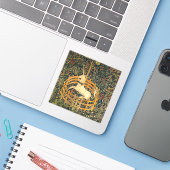 Sticker La licorne en captivité (Ordinateur portable avec iPhone)