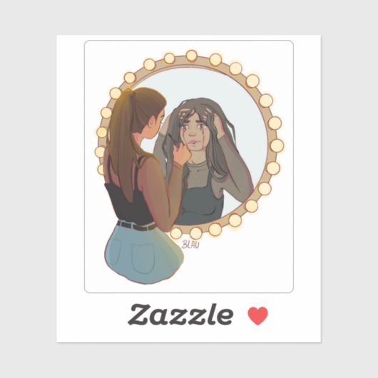 Sticker La Llorasangre - JH Design (Feuille)