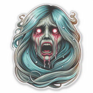 Sticker La Llorona pleure le fantôme Spirit Folklore Mexic