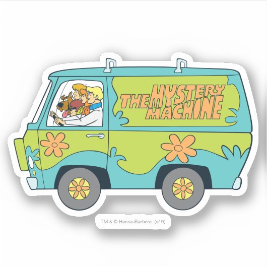 Sticker La Machine Mystère Gauche (Devant)