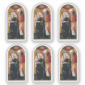 Sticker La Madone enceinte avec saint Joseph (Devant)