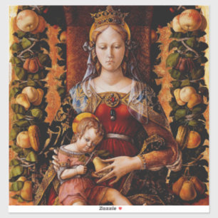 Sticker La Madonna della Candeletta de Carlo Crivelli