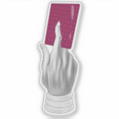 Sticker La main d'Hisoka avec la carte (Devant)