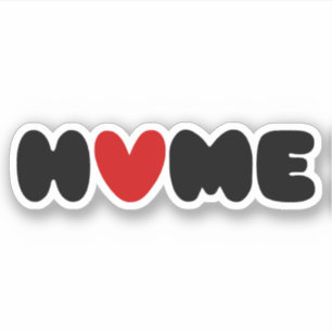 Sticker La Maison Est Là Où Le Coeur Est