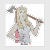 Sticker La mariée (Feuille)