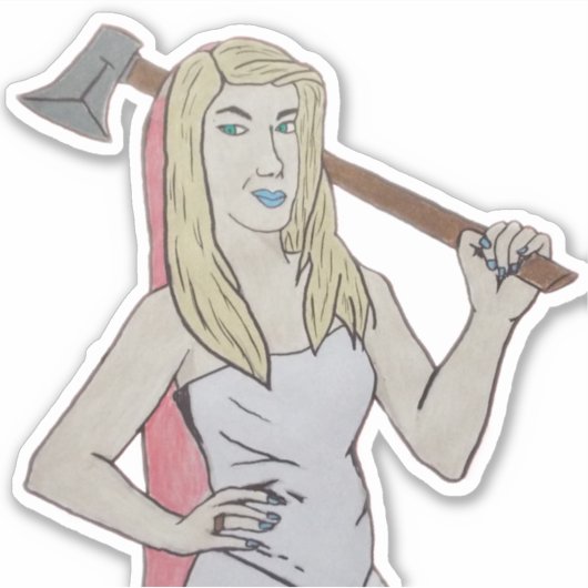 Sticker La mariée (Devant)