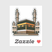 Sticker La Mecque Kaaba Art musulman (Feuille)