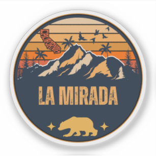 Sticker La Mirada, Californie