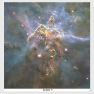 Sticker La montagne mystique en Carina Nebula Espace Hubbl