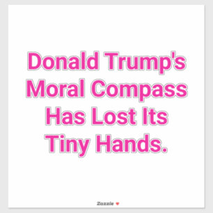 Sticker La morale brisée de Trump Hankamer Artjunkhaus Amo